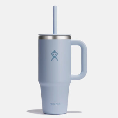 24oz All Around Travel Tumbler כוס שתיה עם ידית צד וקש